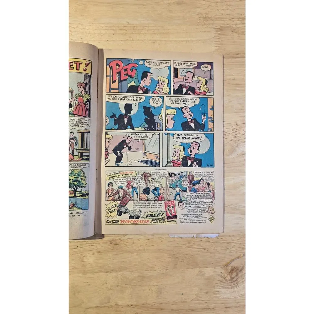 Vintage DC Superman Comic No 124 1958